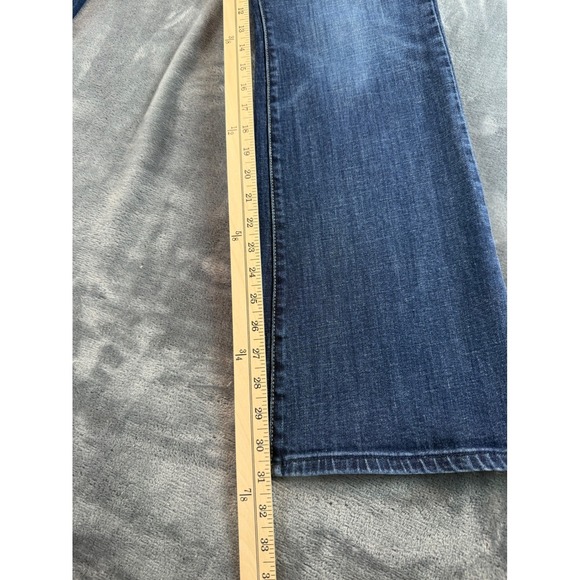 American Eagle Original Boot Women's Jeans Size 14 R High Rise Dark Wash - Picture 8 of 11